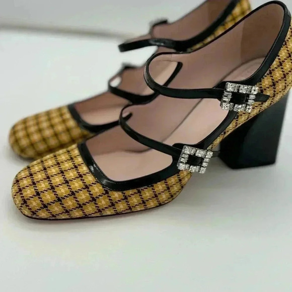 Brand New  ROGER VIVIER
Tweed Très Vivier Mini Babies Pumps Size 39.5 - Picture 17 of 17